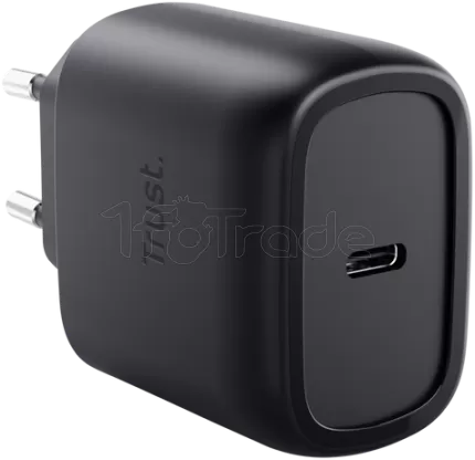 Photo de Chargeur secteur Trust Maxo 1x port USB-C - 45W- Cable 2m inclus (Noir)