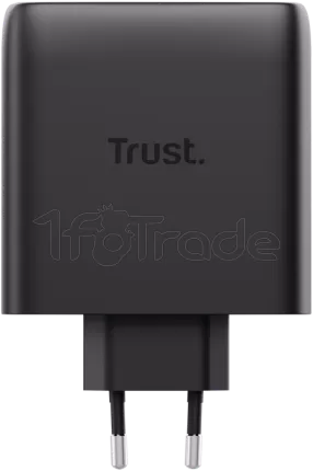 Photo de Chargeur secteur Trust Maxo 2x port USB-C - 100W (Noir)