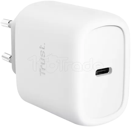 Photo de Chargeur secteur Trust Maxo USB-C - 45W- Cable 2m inclus (Blanc)