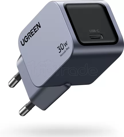 Photo de Chargeur secteur Ugreen Nexode S USB-C 30W (Gris)