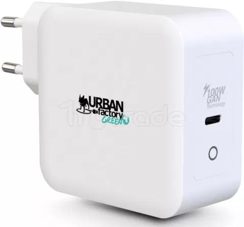 Photo de Chargeur secteur Universel Urban Factory USB-C - 100W (Blanc)