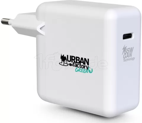 Photo de Chargeur secteur Universel Urban Factory USB-C - 65W (Blanc)