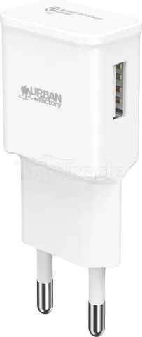 Photo de Chargeur secteur Urban Factory USB QC3.0 (Blanc)