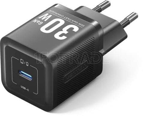 Photo de Chargeur secteur Vention GaN USB-C 30W (Noir)