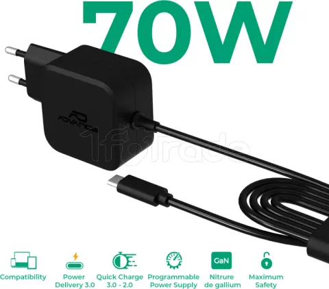 Photo de Chargeur universel Advance QuickFlex Pro 70W - USB-C