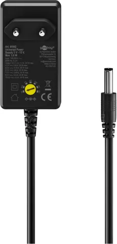 Photo de Chargeur universel Goobay 3.6W - 11 embouts (Noir)