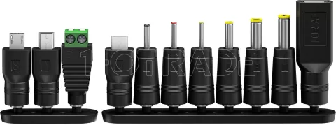 Photo de Chargeur universel Goobay 7.2W - 11 embouts (Noir)