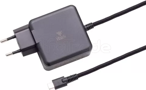 Photo de Chargeur universel Itek GaN USB-C pour ordinateur portable 65W