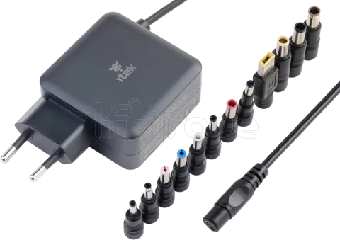 Photo de Chargeur universel Itek Slim pour ordinateur portable 65W (12 embouts)