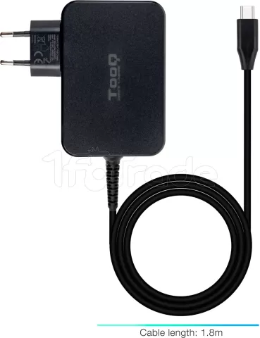 Photo de Chargeur universel Tooq pour ordinateur portable 90W (Noir)