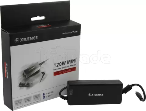 Photo de Chargeur universel Xilence SPS-XP-LP120 pour ordinateur portable 120W max (11 Embouts)