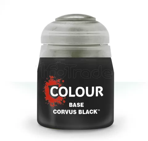 Photo de Citadel Pot de Peinture - Base Corvus Black (12ml)