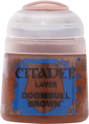 Photo de Citadel Pot de Peinture - Layer Doombull Brown (12ml)