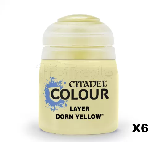 Photo de Citadel Pot de Peinture - Layer Dorn Yellow (12ml)