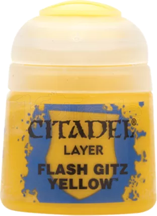 Photo de Citadel Pot de Peinture - Layer Flash Gitz Yellow (12ml)