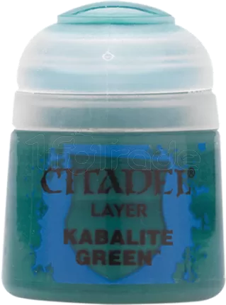 Photo de Citadel Pot de Peinture - Layer Kabalite Green (12ml)
