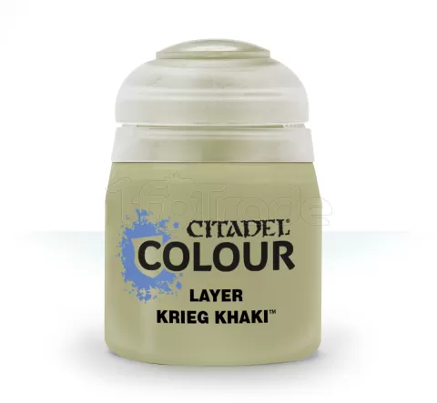 Photo de Citadel Pot de Peinture - Layer Krieg Khaki (12ml)