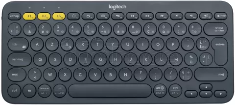 Photo de Clavier Bluetooth Logitech K380 (Noir)