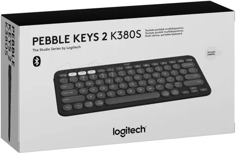 Photo de Clavier Bluetooth Logitech Pebble Keys 2 K380S (Noir)