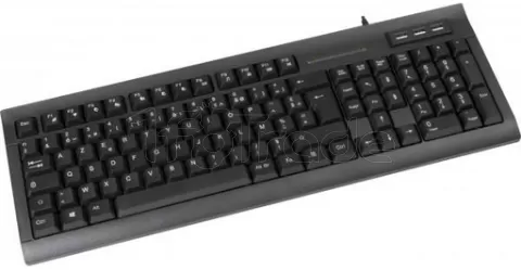 Photo de Clavier Dacomex K460-U avec hub USB intégré (Noir)