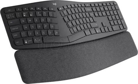 Photo de Clavier Ergonomique sans fil Logitech K860 (Noir)