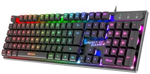 Photo de Clavier filaire Gamer Spirit Of Gamer Pro-K1 RGB (Noir)