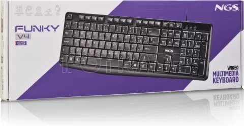 Photo de Clavier filaire NGS Funky V4 (Noir)