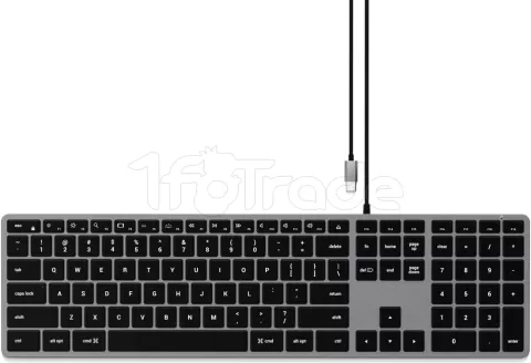 Photo de Clavier filaire Satechi Slim W3 (Gris)