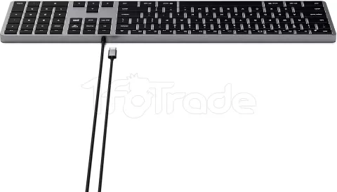 Photo de Clavier filaire Satechi Slim W3 (Gris)