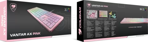 Photo de Clavier Gamer Cougar Vantar AX RGB (Rose)