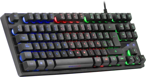 Photo de Clavier Gamer Mars Gaming MK02 TKL RGB (Noir)