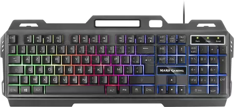 Photo de Clavier Gamer Mars Gaming MK120 RGB (Noir)