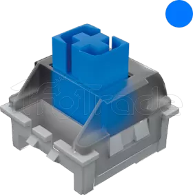 Photo de Clavier Gamer mécanique (Blue Switch) Mars Gaming MK422 RGB (Blanc)