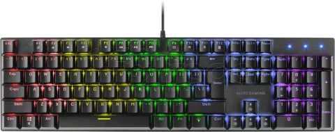 Photo de Clavier Gamer mécanique (Blue Switch) Mars Gaming MK422 RGB (Noir)