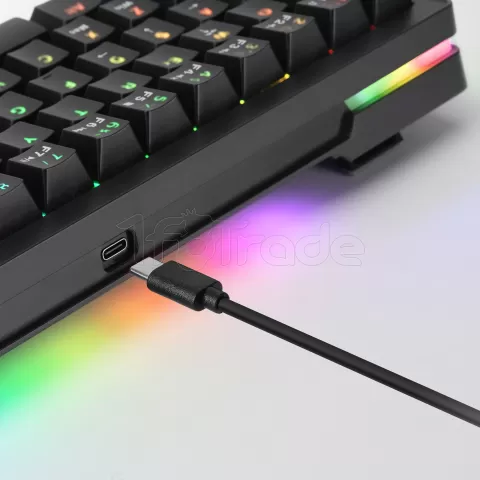Photo de Clavier Gamer mécanique (Blue Switch) Mars Gaming MKMiniPro (Noir)