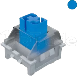 Photo de Clavier Gamer mécanique (Blue Switch) Mars Gaming MKMiniPro TKL RGB (Blanc)