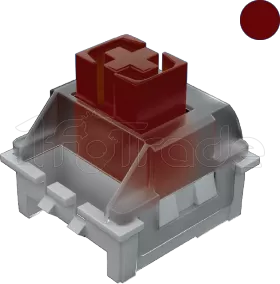 Photo de Clavier Gamer mécanique (Brown Switch) Mars Gaming MK422 RGB (Blanc)