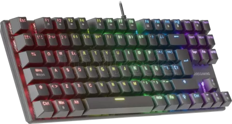 Photo de Clavier Gamer mécanique (Brown Switch) Mars Gaming MK80 RGB (Noir)