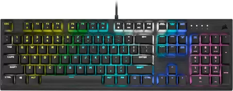 Photo de Clavier Gamer mécanique (Cherry MV) Corsair K60 Pro RGB (Noir)