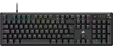 Photo de Clavier Gamer mécanique (Corsair MLX Red linear) Corsair K70 Core RGB (Noir)