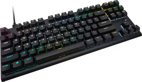 Photo de Clavier Gamer mécanique (Corsair OPX) Corsair K60 Pro TKL RGB (Noir)