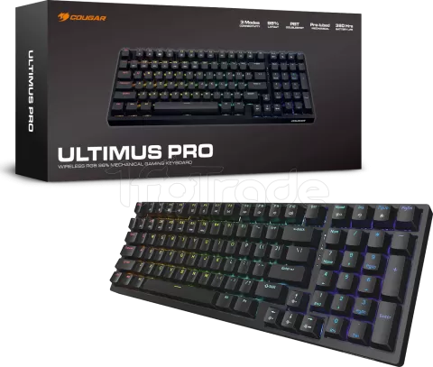 Photo de Clavier Gamer mécanique Cougar Ultimus PRO RGB (Noir)