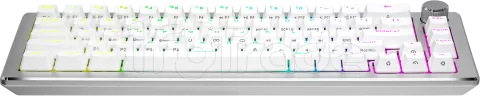 Photo de Clavier Gamer mécanique (Kailh Box Red) Cooler Master CK720 RGB (Gris/Blanc)