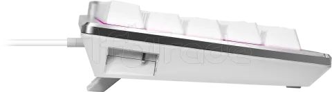 Photo de Clavier Gamer mécanique (Kailh Box Red) Cooler Master CK720 RGB (Gris/Blanc)