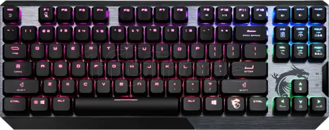 Photo de Clavier Gamer mécanique (Kailh White) MSI Vigor GK50 TKL RGB (Noir)