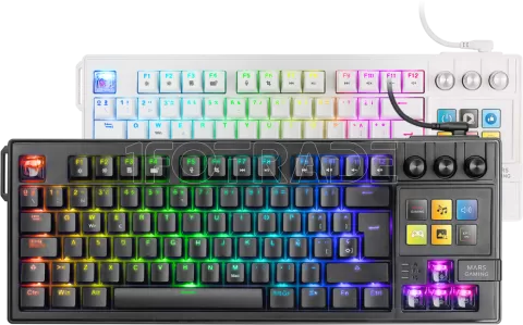 Photo de Clavier Gamer mécanique Mars Gaming MKMASTER RGB (Noir)