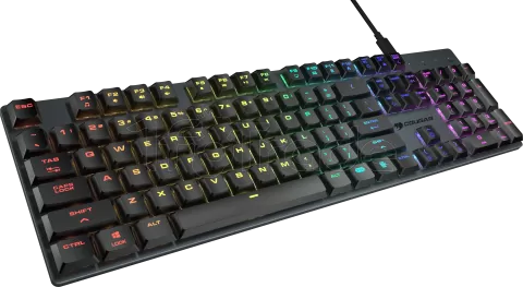 Clavier Gamer mécanique (Optical Switch Red) Cougar Luxlim RGB (Noir) pour  professionnel, 1fotrade Grossiste informatique