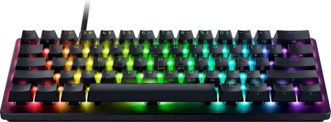 Photo de Clavier Gamer mécanique (Razer Optical) Razer Huntsman V3 Pro Mini RGB (Noir)