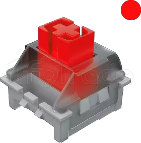 Photo de Clavier Gamer mécanique (Red Switch) Mars Gaming MK422 RGB (Blanc)