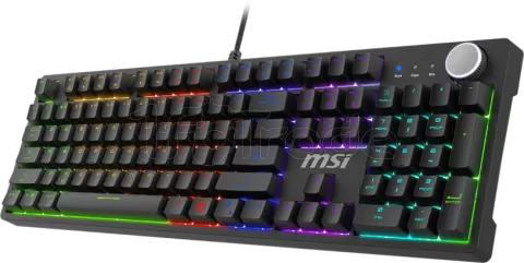 Photo de Clavier Gamer mécanique (Red Switch) MSI Forge GK320 RGB (Noir)